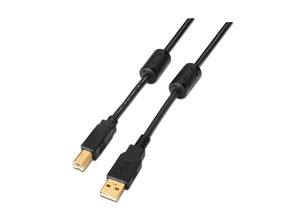 Add to cart USB (A) M 2.0 to USB (B) M Aisens 3M Printer Cable USB (A) M 2.0 to USB (B) M Aisens 3M Printer Cable