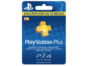 Add to cart PLAYSTATION PLUS SUSCRIPTION OF 12 MONTHS (PS4 / PS3 / PS VITA) PLAYSTATION PLUS SUSCRIPTION OF 12 MONTHS (PS4 / PS3 / PS VITA)