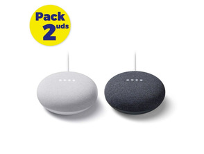 Add to cart Speaker Google NEST Mini Carbon/Tiza Pack 2 units (independent) Speaker Google NEST Mini Carbon/Tiza Pack 2 units (independent)