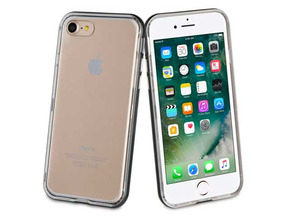 Add to cart TPU Transparent Cover + 2 Bumpers (Black/Rose Gold) iPhone 7 Muvit Life TPU Transparent Cover + 2 Bumpers (Black/Rose Gold) iPhone 7 Muvit Life
