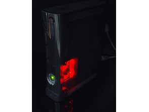 XCM Slim Case Black Knight With Green Led for Xbox 360 Slim 