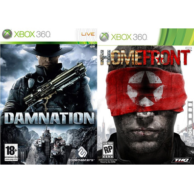 Xbox 360 Slim (4 GB) + Homefront + Damnation