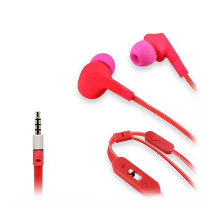 Stereo Earphones for Tablets/Smartphones Muvit Pink