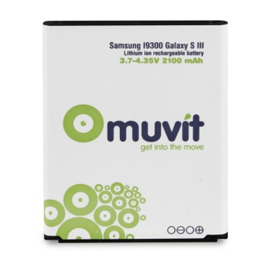 Rechargeable battery for Samsung Galaxy S3 Muvit