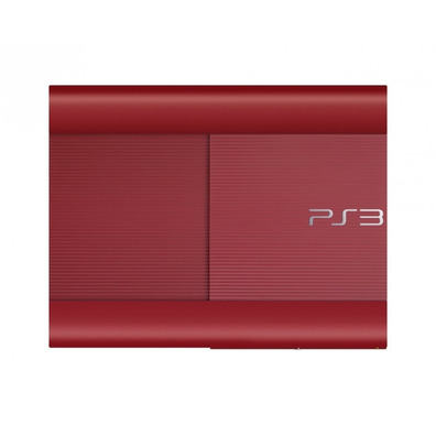 Playstation 3 Slim 500 GB (Red) + 2 Dualshock 3