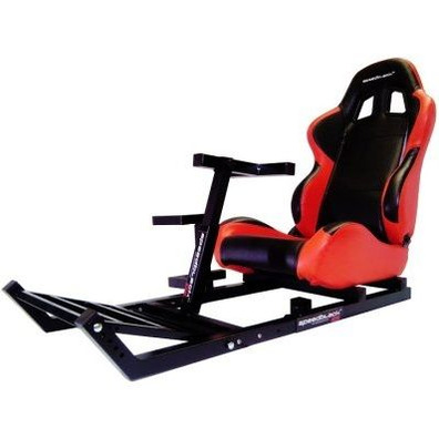 Seat + Support steering wheel and pedals SpeedBlack DS Black