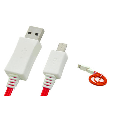 Visible Light Micro USB Data Transfer Charging Cable for Samsung/HTC/Nokia Green