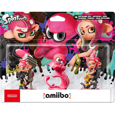 Amiibo Splatoon (Octoling Chico, Chica, Pulpo)