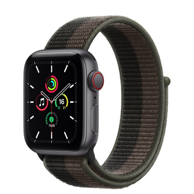 Apple Watch SE 2021 GPS/Cellular 40mm Space Gray Strap Strap Sports Tornado Gray