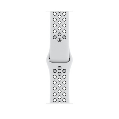 Apple Watch Series 6 GPS/44mm Aluminum in Silver/Correa Nike Sports Pure and Black Platinum