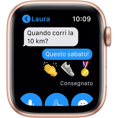 Apple Watch Series 6 GPS 44mm Aluminium Box at Gold/Correa Sports Pink Arena