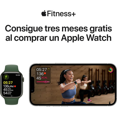 Apple Watch Series 7 GPS/Cellular 41 mm Graphite Steel Box/Milanese Correa in Graphite