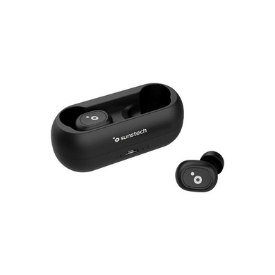 Sunstech Wavepods Lite Black BT5.0 TWS Bluetooth Headphones