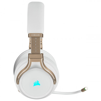 Corsair Virtuoso RGB White/Gold Headphones