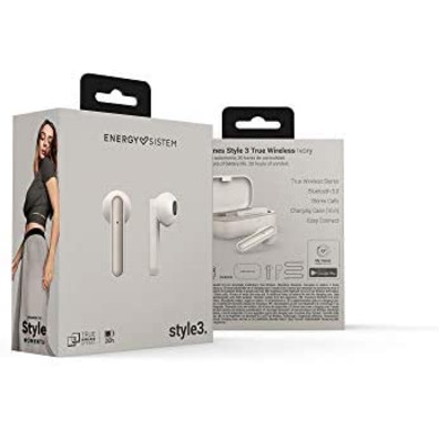 Headphones In-Ear Energy Sistem Style 3 True Marfil