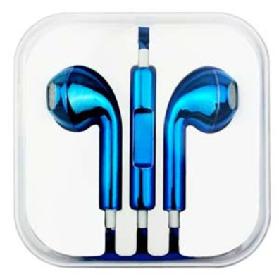 Headphones Handsfree for iPhone Blue