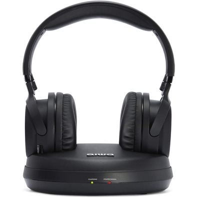 Wireless Aiwa WHF-880 Black Headphones