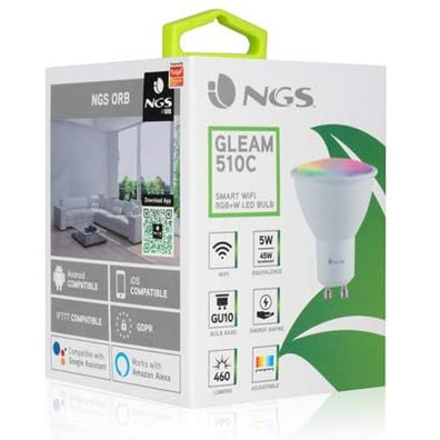 NGS Gleam 510C Smart Bulb RGB GU10 LED bulb