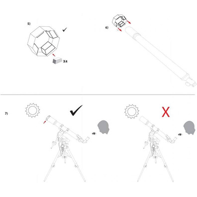 Bresser Solar Filter Telescopes 150-160mm Sun Catcher