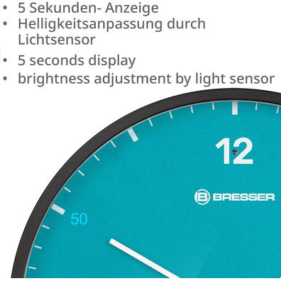 Bresser Mytime LEDSEC Blue Sky