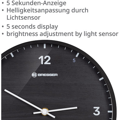 Bresser Mytime LEDSEC Black