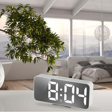 Bresser Weather Alarm Clock Mytime Echo White