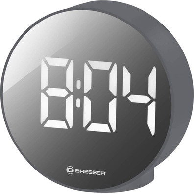 Bresser Clock Alarm Clock Mytime Echo FXR Gray