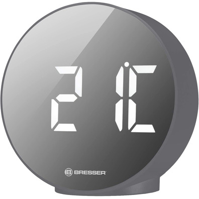 Bresser Clock Alarm Clock Mytime Echo FXR Gray