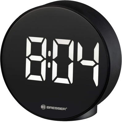 Bresser Clock Alarm Clock Mytime Echo FXR Black