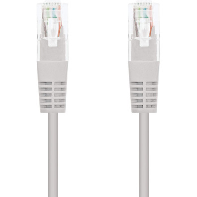 Network Cable UTP Cat 5E RJ45 Nanocable 15m Gris