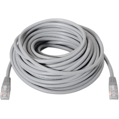 Red RJ45 UTP CAT6 Aisens 15M Grey Cable