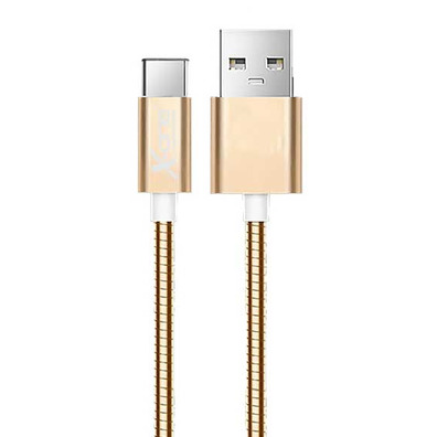 USB Type-C-Metal-X-One - Gold-Pink