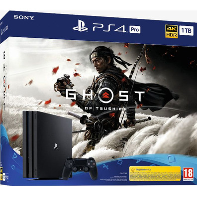 Playstation 4 console Pro (1TB)   Ghost of Tsushima