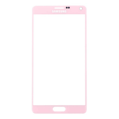 Front Glass for Samsung Galaxy Note 4 Pink