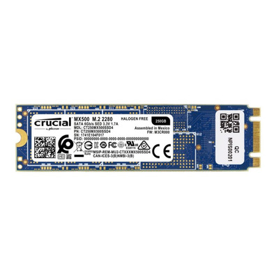 Crucial Hard Disk CT250MX500SSD4 MX500 M. 2 2280S 250GB