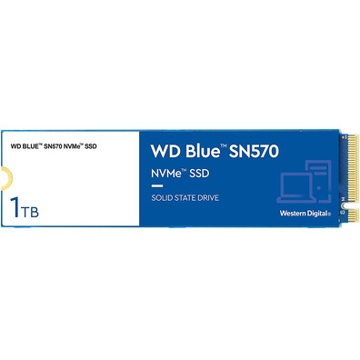 M2 Western Digital Blue SSD 1TB PCIE3 SN570 NVME Hard Disk