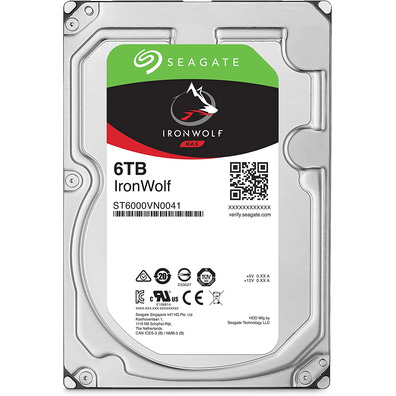 Seagate Hard Disk 3.5 '' 6TB SATA 3 256MB IronWolf