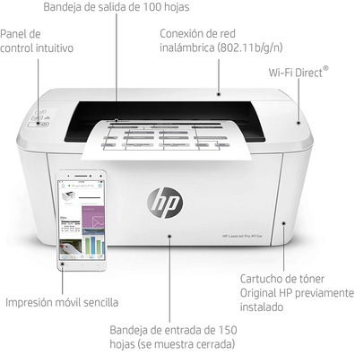 HP Laserjet Pro M15A Printer