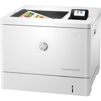 HP LaserJet Enterprise M554DN White Duplex Laser Printer