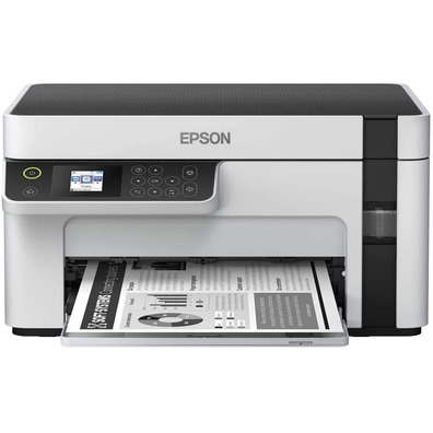 Epson Ecotank ET-M2120 White Multifunction Monochrome Rechargeable Printer