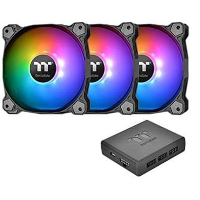 Kit 3 Thermaltake Pure Plus 12 cm RGB Ventilators