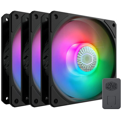 Kit Fans Cooler Master Suckleflow 12 cm ARGB