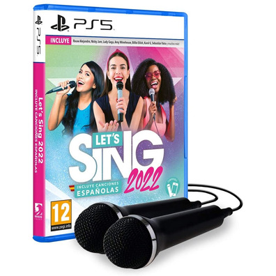 Let's Sings 2022 + 2 PS5 Microphones