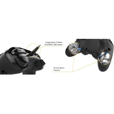 Command Nacon Compact Wired Black PS4