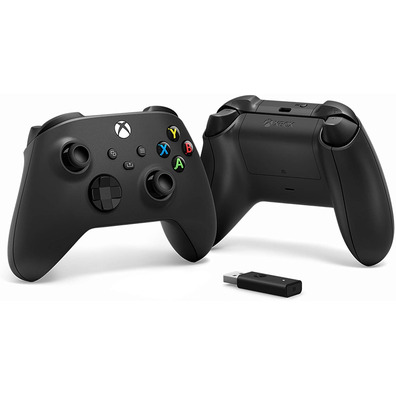 Xbox Series Black + Wireless PC Adapter