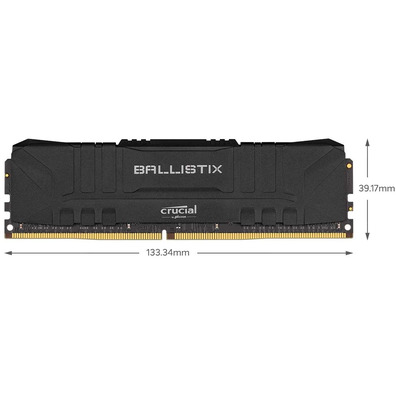 16GB (2x8GB) 3200 MHz DDR4 Crucial RAM Memory