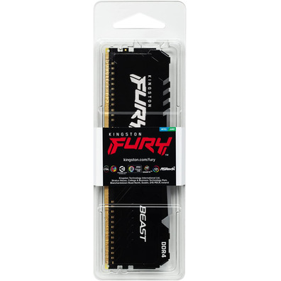 Kingston Fury Beast RGB 8GB 3000 MHz DDR4 RAM