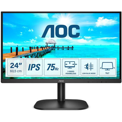 AOC 24B2XD 23.8 " Full HD Black Monitor