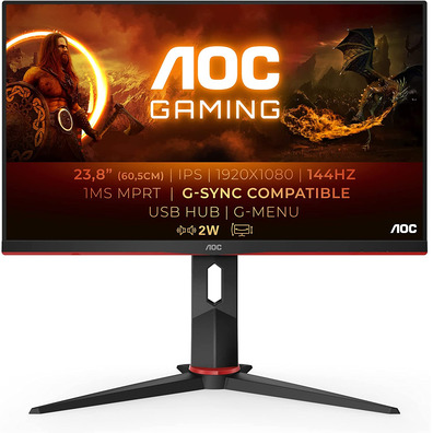 AOC 24G2U LED IPS 24 '' Black