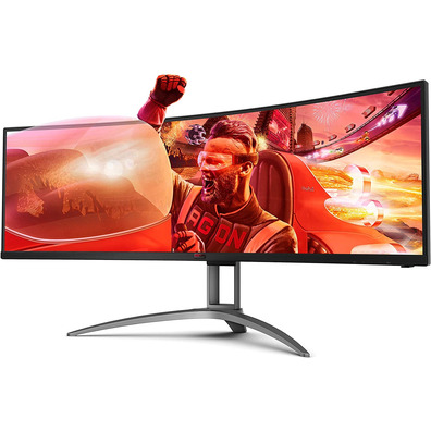 Monitor Gaming Curvo AOC AGON AG493UCX 49 " DQHD Multimedia Black